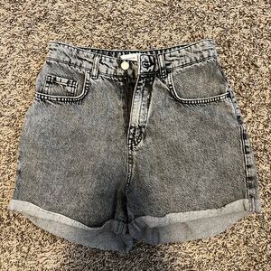 Classic Black Denim Women's Jean Shorts